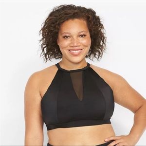 New Plus Bikini Set Lane Bryant High Neck No Wire Full Coverage 28